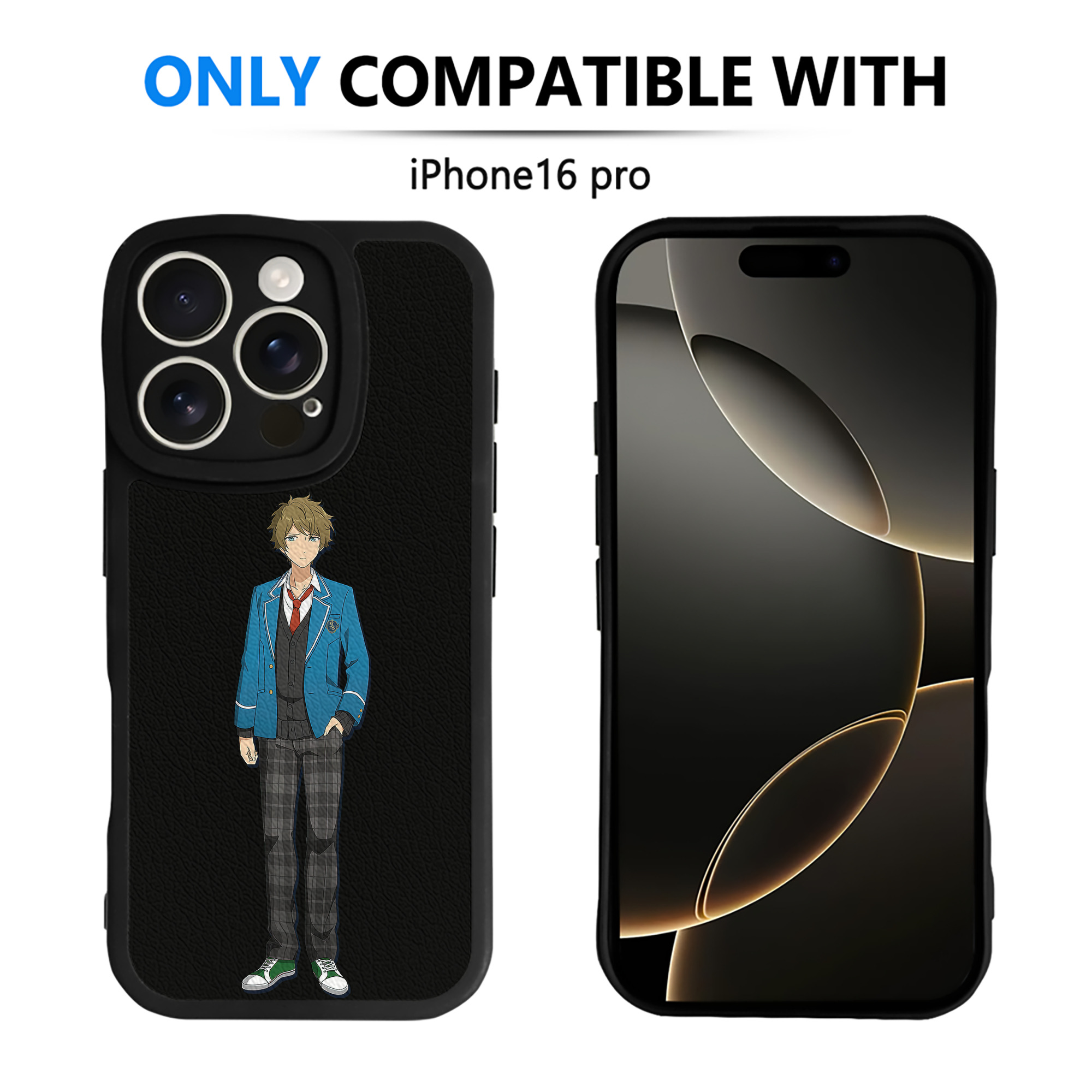 （画像用） あんさんぶるスターズ! Ensemble Stars 【iPhone 16シリーズ対応】シリコンスマホケース（レザー調） 材質：シリコン